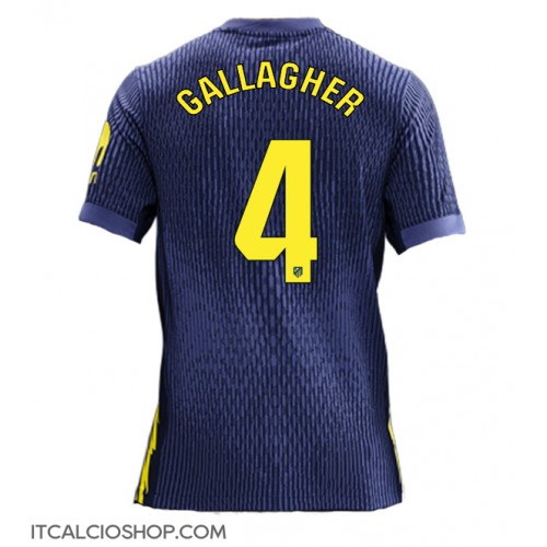 Atletico Madrid Conor Gallagher #4 Seconda Maglia 2025-26 Manica Corta Atletico Madrid Conor Gallagher #4 Seconda Maglia 2025-26 Manica Corta